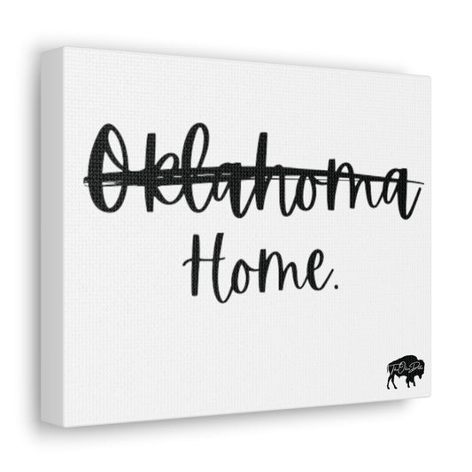 Oklahoma Home - Canvas Wall Decor