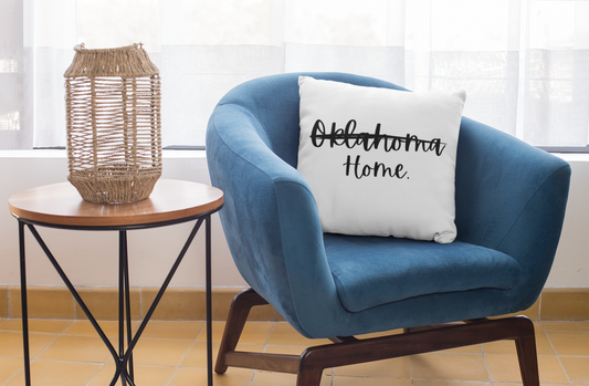 Home - Oklahoma Home - Square Pillow